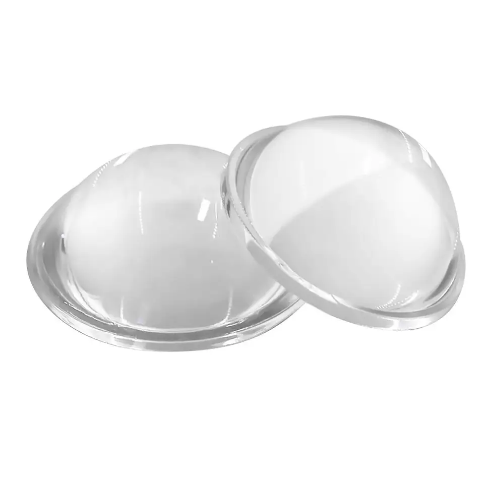 30/44/54/66 mm LED objektív Plano-Convex sklenený kondenzátor Optický nástroj Optický nástroj