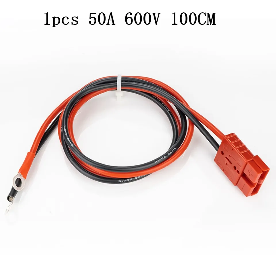 30/50/100 cm 50a 12awg Káblové konektor pre Anderson Plug Extension Corn Electric nabíjačky na nabíjanie kábla Kábel
