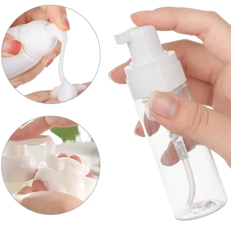 30/50/60 ml na nechtové fľaše na nechty Prázdne tlačové čerpadlo Dispenzér nechtov na nechty na lak na odstraňovanie čistiaceho prostriedku na make -up fľašu manikúru Nástroj