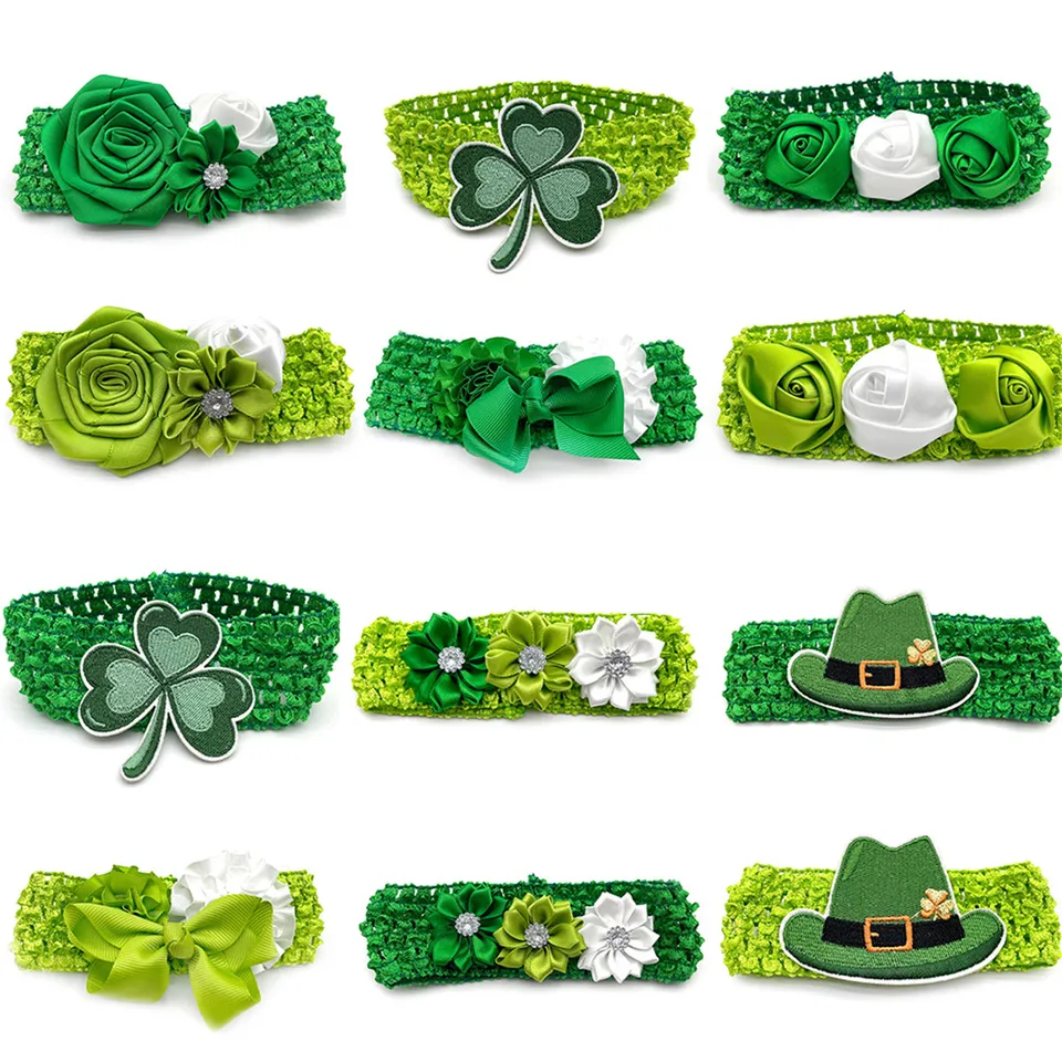 30/50ks psa Pet Pet St Patrick's príslušenstvo pre malé stredné veľké psy Bowtie s elastickou kapelou pre domáce zvieratá krava