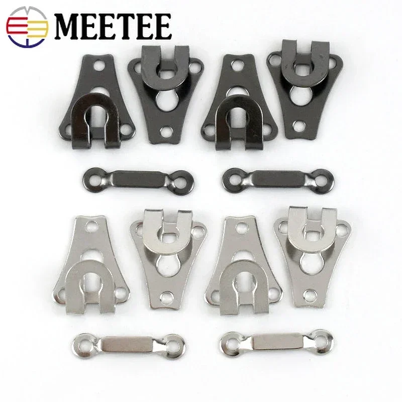 30/50setov kovové háčiky pre nohavice Ženy Dámske sukne neviditeľné nohavice Gomesters Hanger Upraviť spona Spona DIY Šitové príslušenstvo