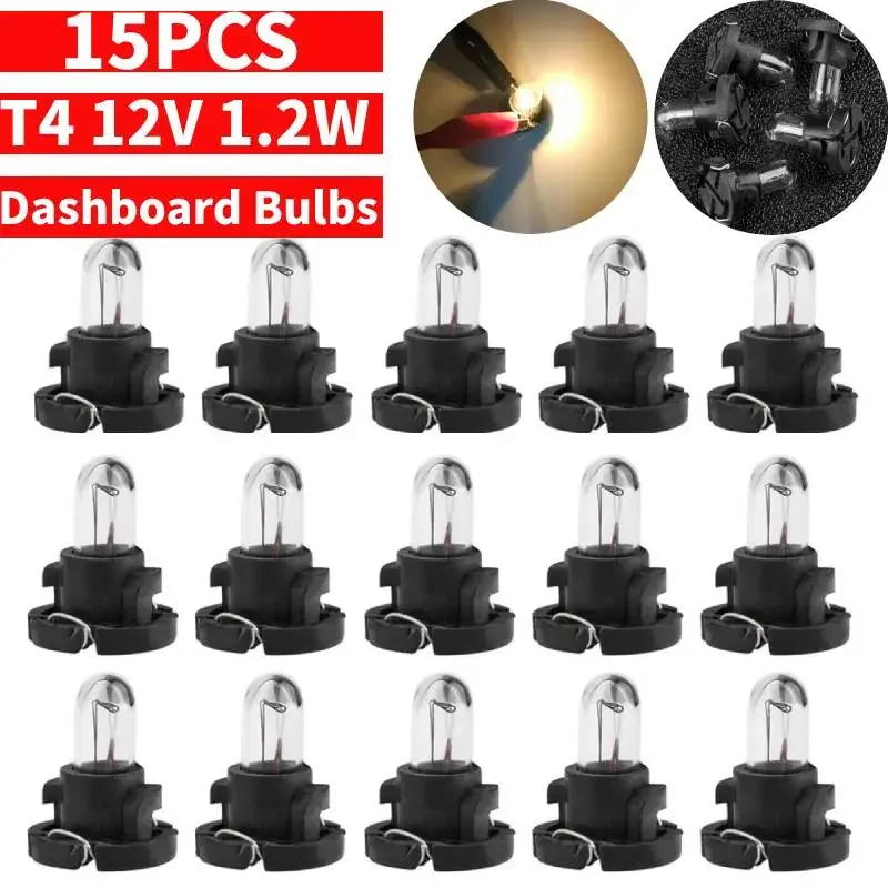 30-5ks T4 Universal 12V CAR DASHBOOC LED žiarovka Auto interiérové ​​osvetlenie Čítanie žiaroviek pre Toyota Honda Nissan náhradné žiarovky