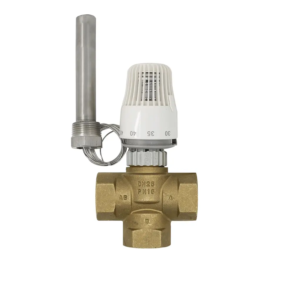 30-70 stupňov Ovládanie podlahového vykurovacieho systému Termostatický chladič ventilu M30*1.5