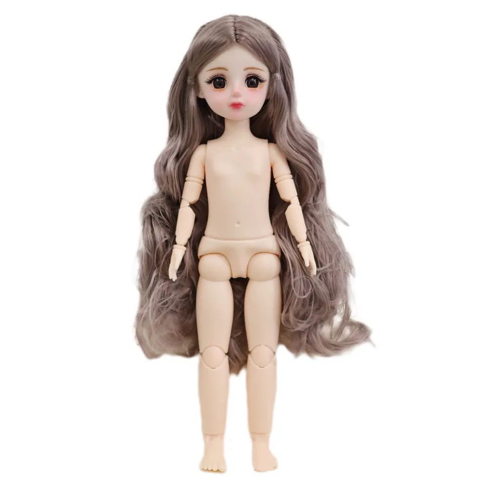 30 cm BJD Doll Body Toy Universal svalové svalové multi-bodke-up zmeny oblečenia 20 kĺbov nastaviteľné hračky simulácia dievčenských bábik hračky