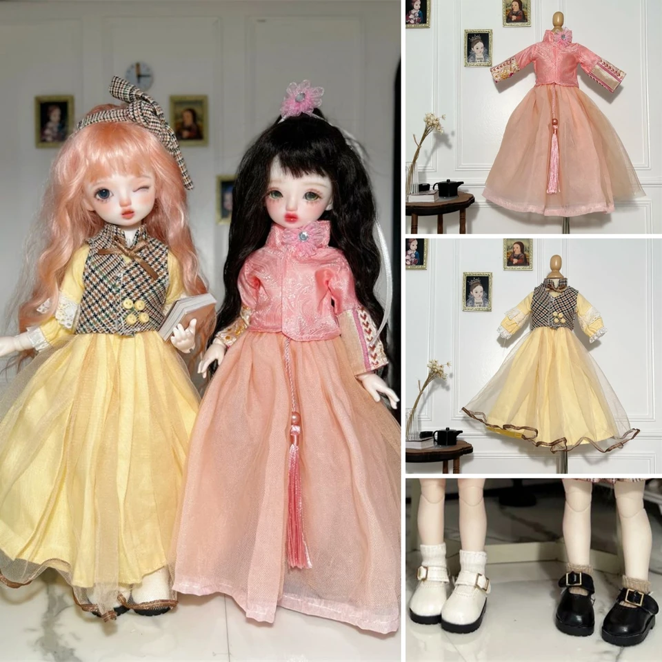 30 cm Dojky súpravy 1/6 BJD Doll Clothes and Shoes Set Girls Doll Adsessory Hray Set