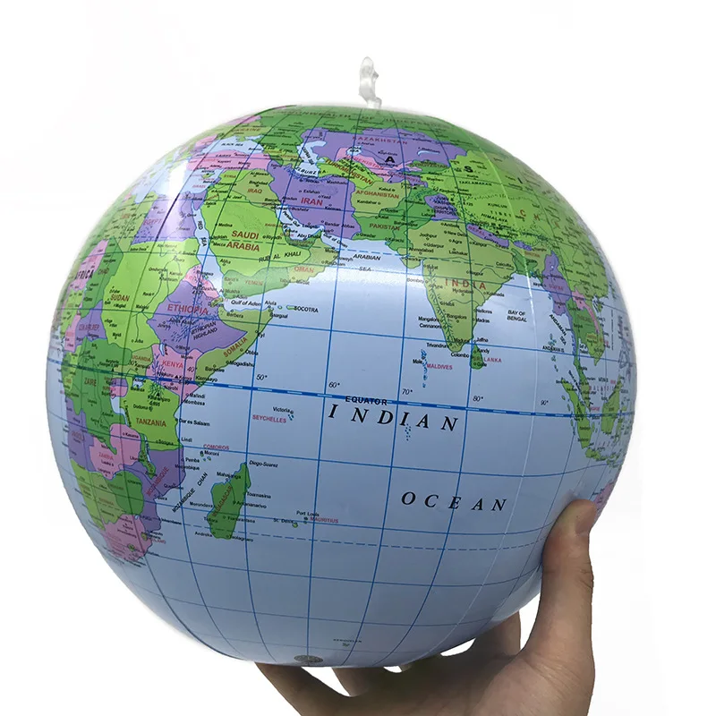 30 cm PVC nafukovací globe World Earth Ocean Map Balloon Educational Set Kit pre deti módne anglicky Výučba Zdroje