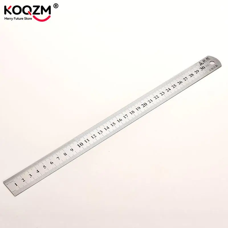 30 cm z nehrdzavejúcej ocele Metrické pravidlá pre presnosť pravidla pre presnosť s obojstranným meraním náradia kancelárske potreby