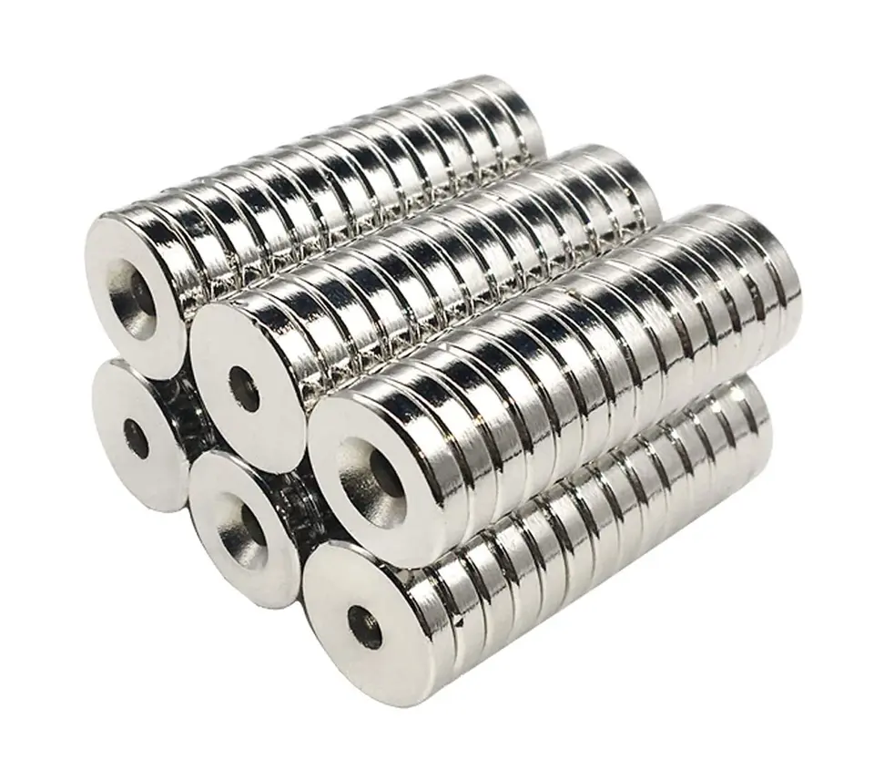 30 klice 10x5 mm s 3 mm počítačovými otvormi Trvalý disk Rare Earth Magnety Magnety Chladnička NEODYMIUM MAGNETS DIY Projekty