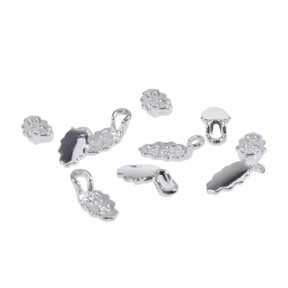 30 ks z nehrdzavejúcej ocele slečna Sterling Silver náhrdelníky lepidla na kauciu pre remeselníky pre domácich majstrov