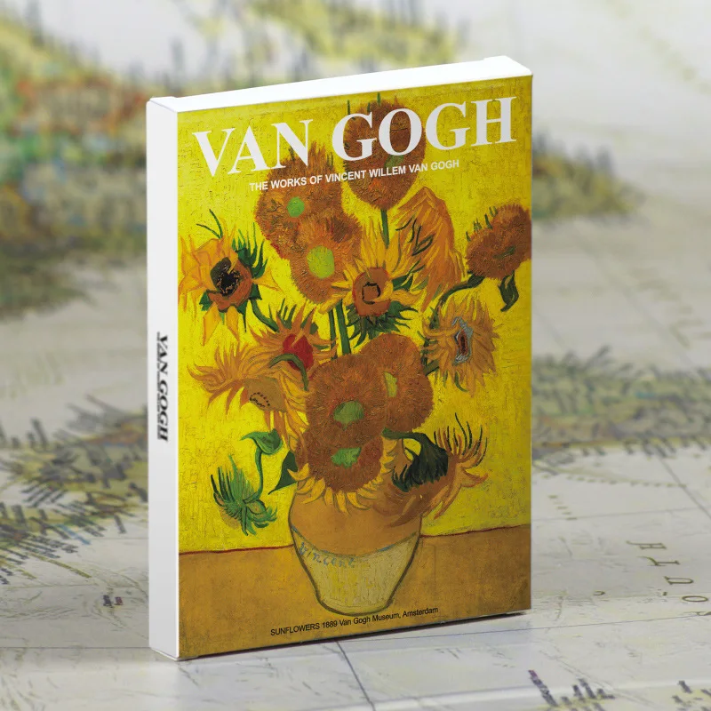 30 listov/veľa Van Gogh Pohľadnica Vintage Van Gogh Paintings Greating Card/Wish Card/Fashion Gift