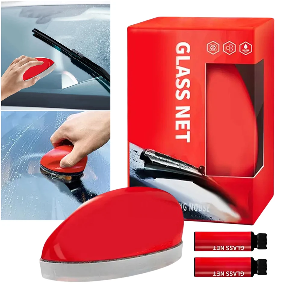 30 ml automobilového čelného skla Vodné škvrny škvrny na odstránenie farby Pasta Čisté okná okná okná Odstráňte škvrny na čistenie auta Detailná súprava štetca