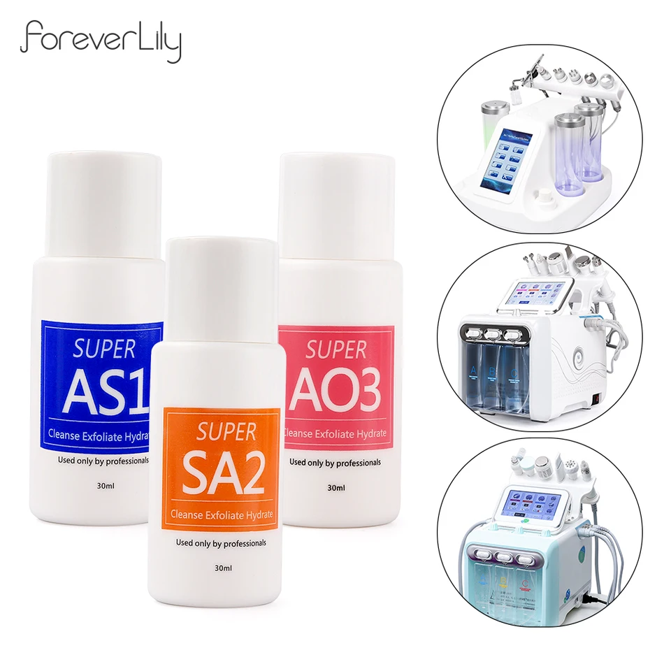 30 ml Serum Aqua LEPLING Roztok AS1 SA3 AO3 Koncentrovaná kožná koža s tekutým kyselinou pre starostlivosť o pokožku tváre hydra