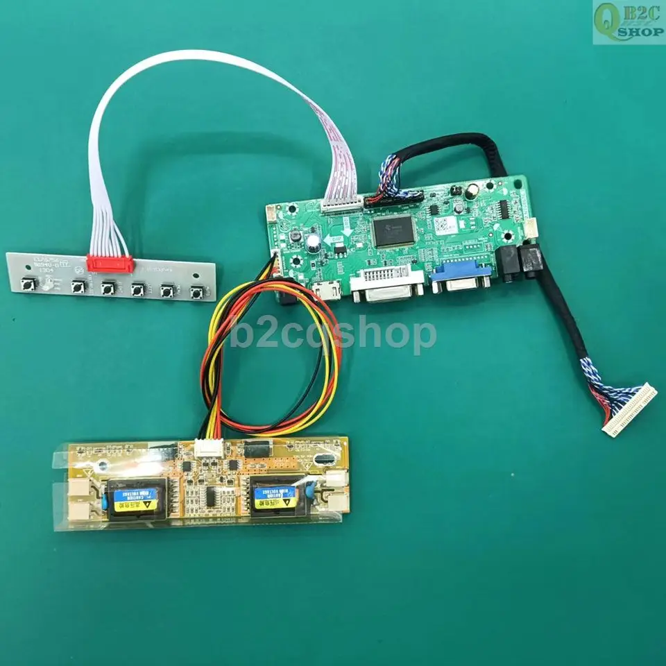 30 PIN MT170EN01 1280X1024 LVDS Prevodník LCD Driver Board Monitor Kit pre HDMI kompatibilný+DVI+VGA+Audio