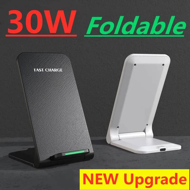 30 W bezdrôtová nabíjačka stojan pre iPhone 15 14 13 12 11 Pro Samsung Xiaomi Telefónne nabíjačky Indukcia rýchleho nabíjania Dock Station