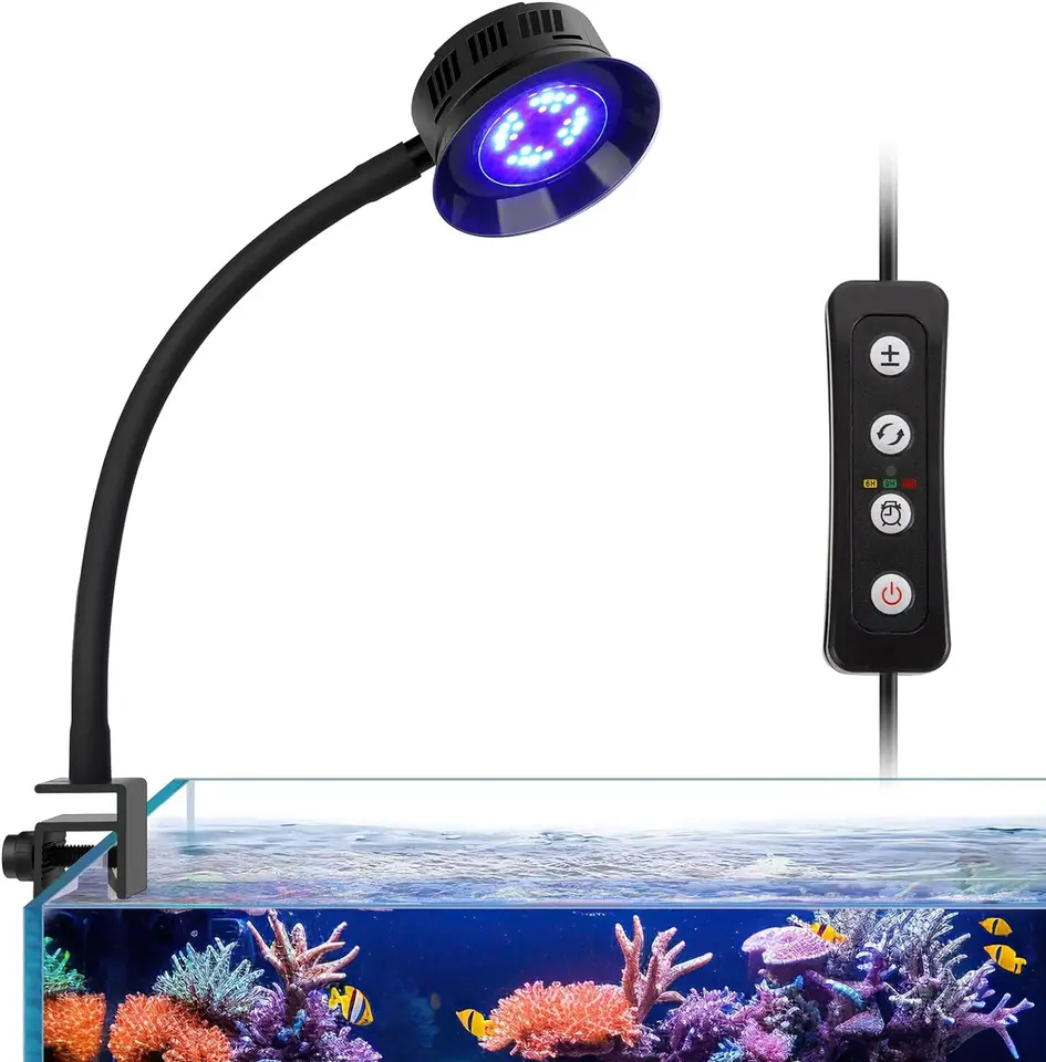 30 wattov akvárium LED útesové svetlo, stmievateľné celé spektrum morské lediu LED Rybová nádrž Light slaná voda nano -akvárium LPS SPS osvetlenie