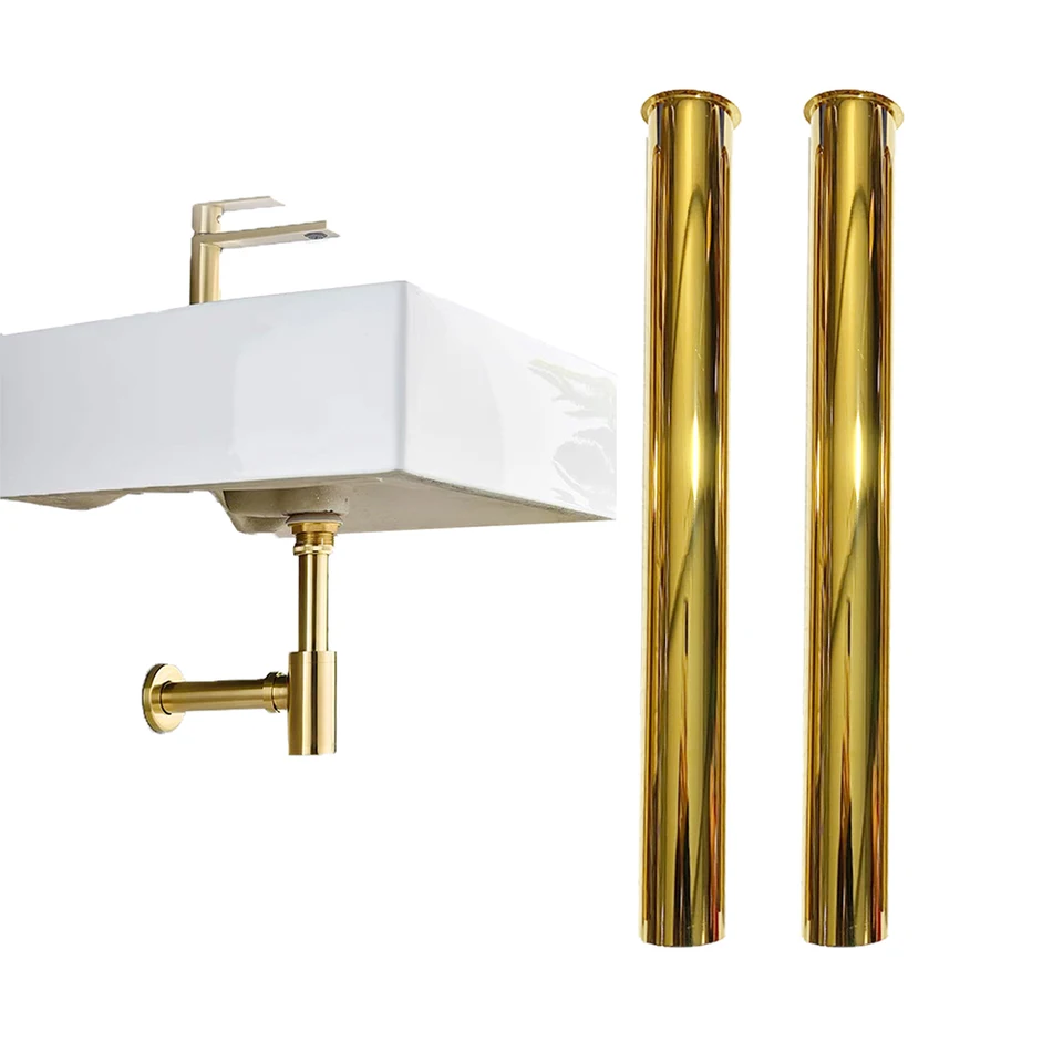 300 cm vlastnou veľkosťou odtoková potrubie predlžovanie zlatých povodí fľaše na odtok fľaše Kúpeľňu Pop -Up Truby Washbasin predĺžená rúrka