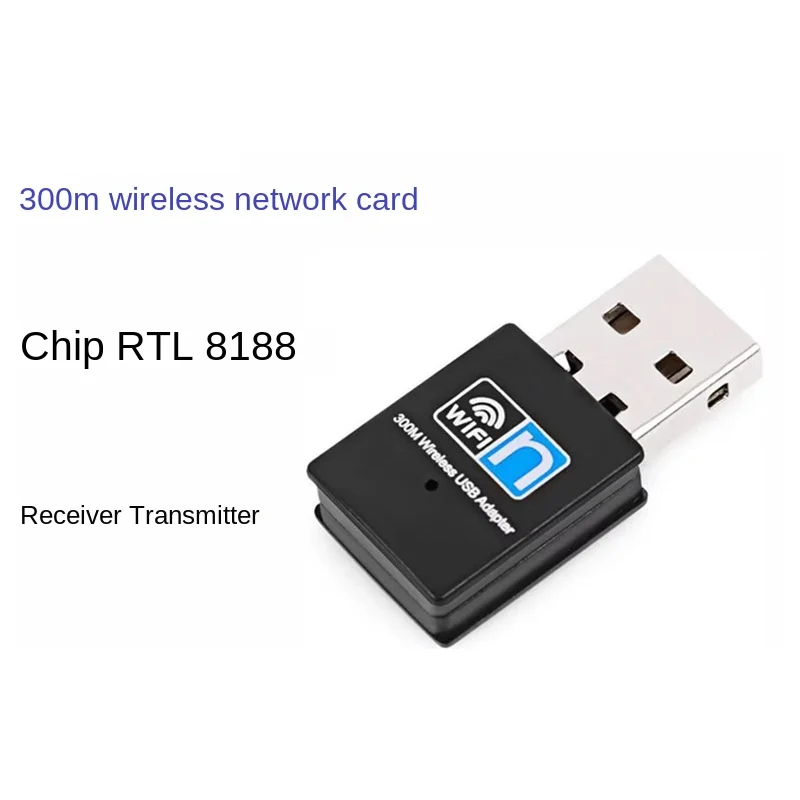 300 Mbps Mini USB Wireless WiFi Adapter Wi Fi Network Lan Card 802.11b/g/n RTL8188 Adapter Sieťová karta pre počítačový počítač PC