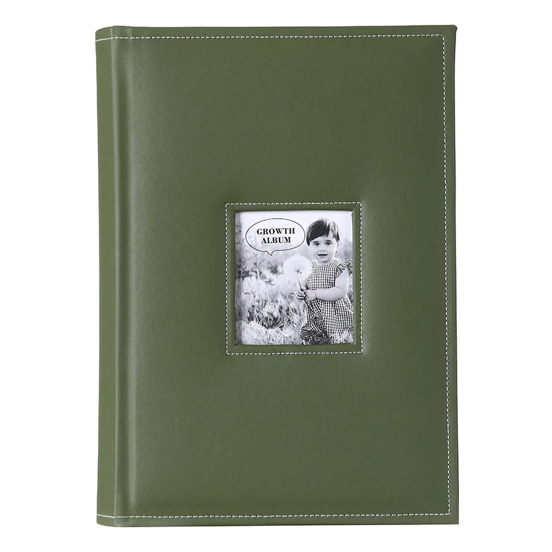 300 vreckových pamäťových kníh veľké 6inchové fotoalbumy Scrapbook Pu Cover Album pre svadobné výročie darčekov pamäť Vložte album