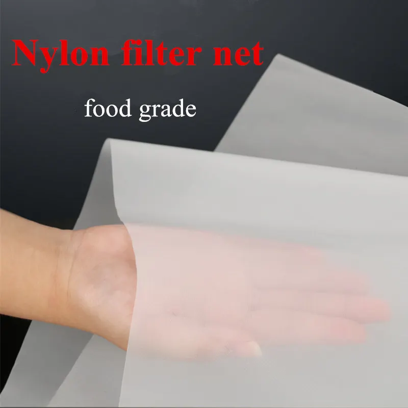 300 ôk/v 48 mikrónovej gázovej vode Nylon Filter Soya Bean Paint Screen Coffee Víno Čistá tkanina Industrial Filter Cloth 3 Veľkosť