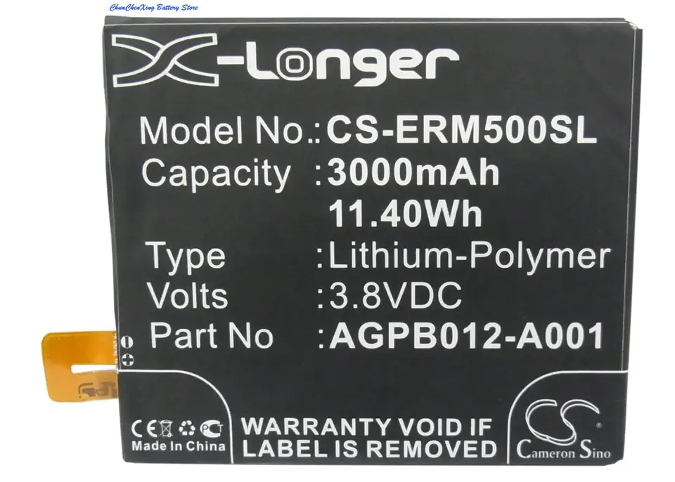 3000 mAh batéria AGPB012-A001 pre spoločnosť Sony Erison C5322, Tianchi, XM50H, XM50T, Xperia T2 Ultra D5303, D5306,