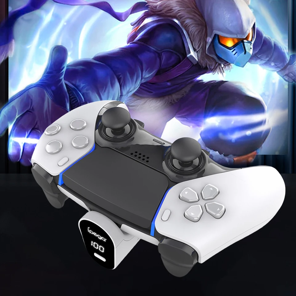 3000 mAh Externé batérie nabíjateľné zátky a prehrávanie pre herné príslušenstvo Sony PS5 Controller GamePad