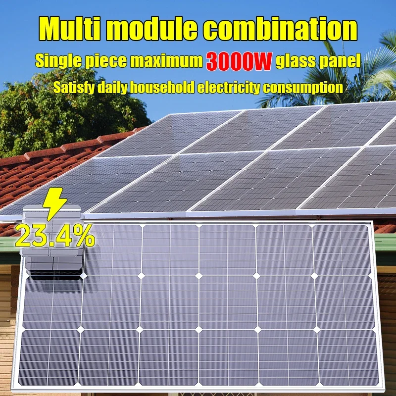 3000 W solárny panel 18V Vysoko účinný 3 kW Prenosná energia Flexibilné nabíjanie vonkajšie solárne články pre batériu Home RV Camping