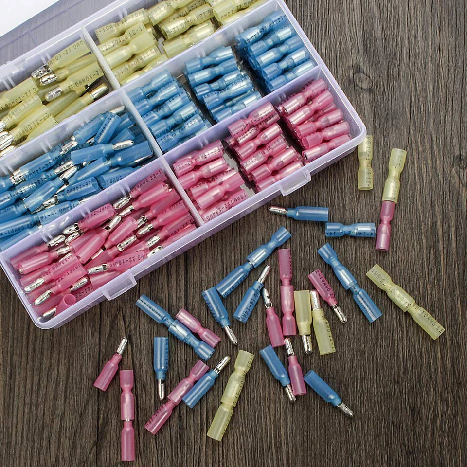 300ks tepelne zmrštiteľský konektor na doklad s hrebeňom, izolovaný vodotesný krimina