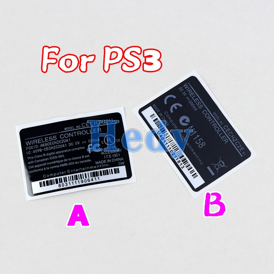 300ks zadné štítok puzdro puzdro shellové nálepky pre tesnenia PS3 PlayStations 3 bezdrôtová rukoväť Ovládač