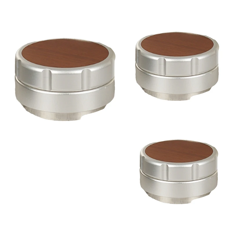 304 bezstarostný oceľový espresso Distribútor prášku orechov na orechový pokryt kávu Nastaviteľná hĺbka espresso ruky Tampers 51 mm