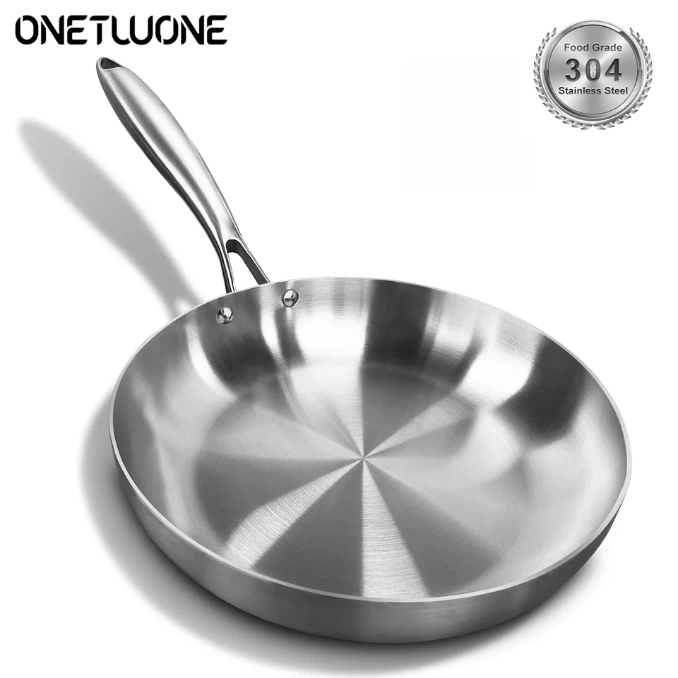 304 NERADLESS OEEN FRAVY PAN, NEPLAVNÝ PANEČNÝ PAN STEAK PAN NEPLATÍ KUCHOVNÁ KUCHOVNÁ SPATNÁ SPATKA A INDUKCIA