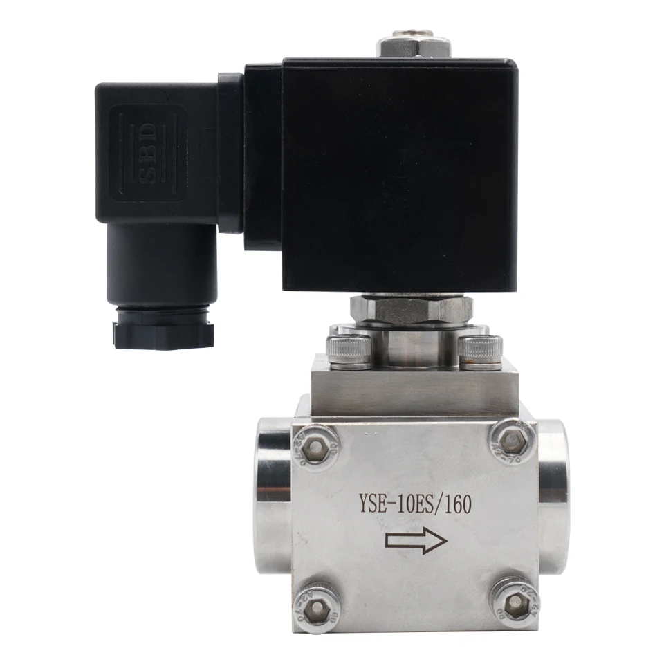 304 Nerezová oceľ Vysokotlakové auto umývanie vozidla Solenoid 0 ~ 300 bar (podrobnosti pozri tabuľku špecifikácie) 1/4 