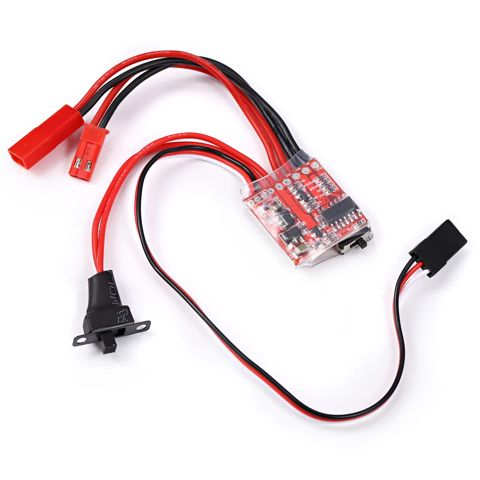 30A 4-8V Mini Brushed Electric Speed ​​Controller ESC ESC Elektronický ovládač rýchlosti motora pre RC CAR