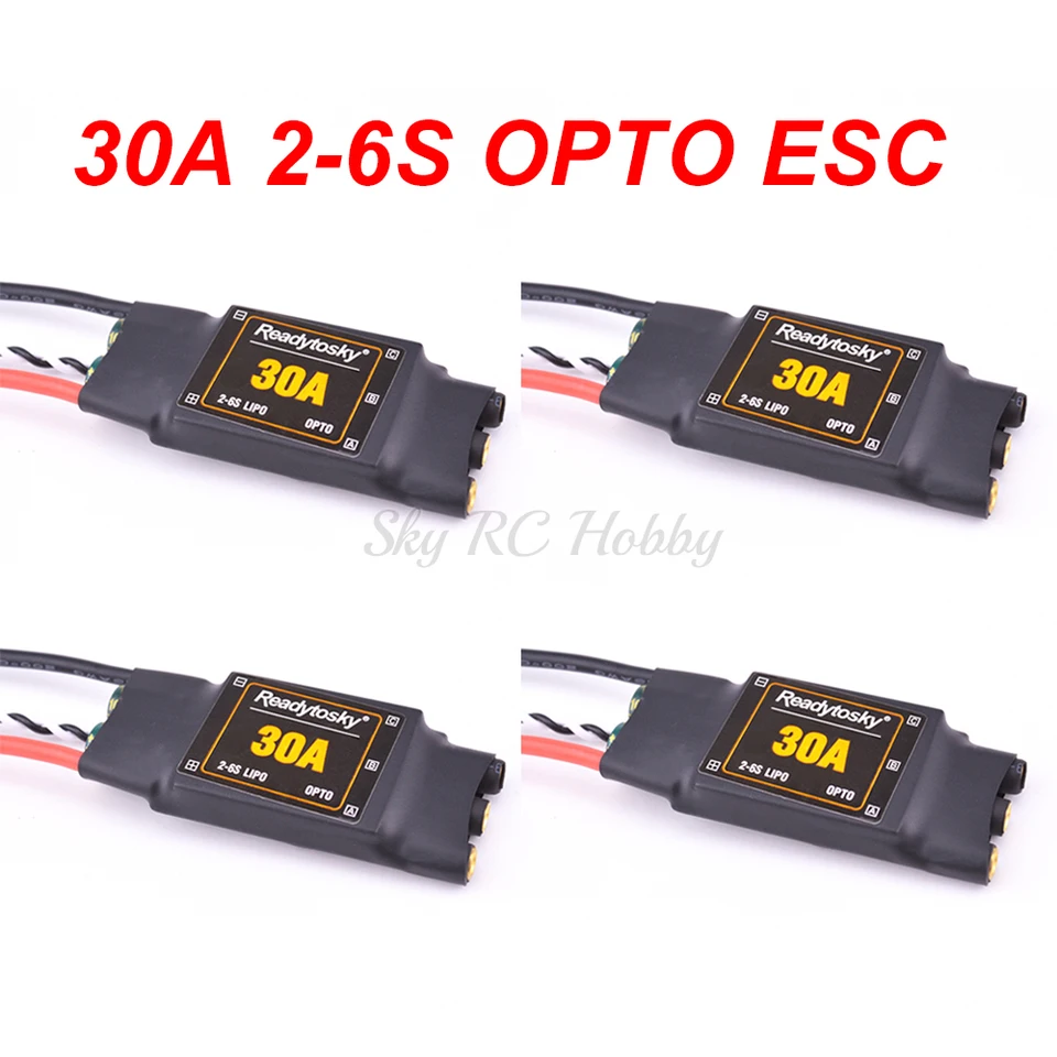 30A ESC 2-6S ESC Opto Electronic Speed ​​Connector s 3,5 mm banánovým konektorom pre F450 S500 X500 Multicopter