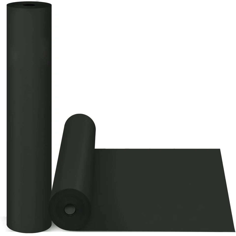 30cmx3m/10m čierny kraftový papier priateľský k životnému prostrediu pre darčeky, remeslá, prepravu, obaly kytice, maľovanie atď.