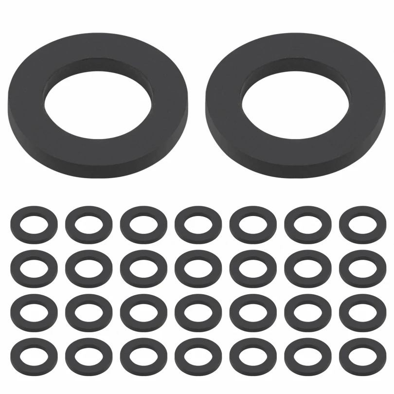 30ks 1/2 palca O kruhový podložka ploché gumové tesnenie tesnenia Sada vodovodného kohútika Kohútika Faucet Sprchova hlava Hadica O Ring Washer Hose Tempet