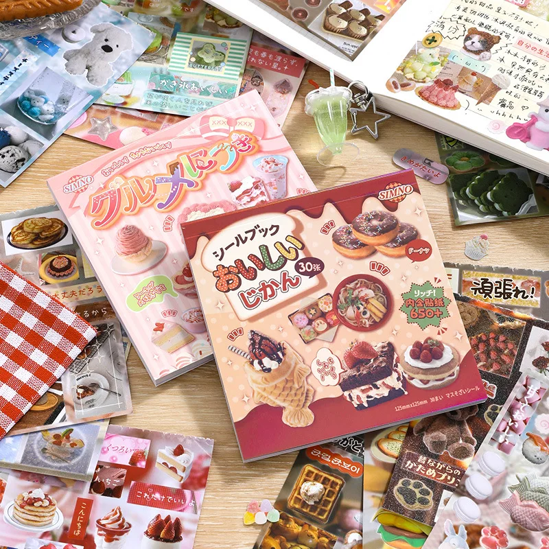 30ks/lot kawaii Stationery Stucietry Japanese Food Plánovač dekoratívny mobilný nálepka Scrapbooking Journal Craft Sticker