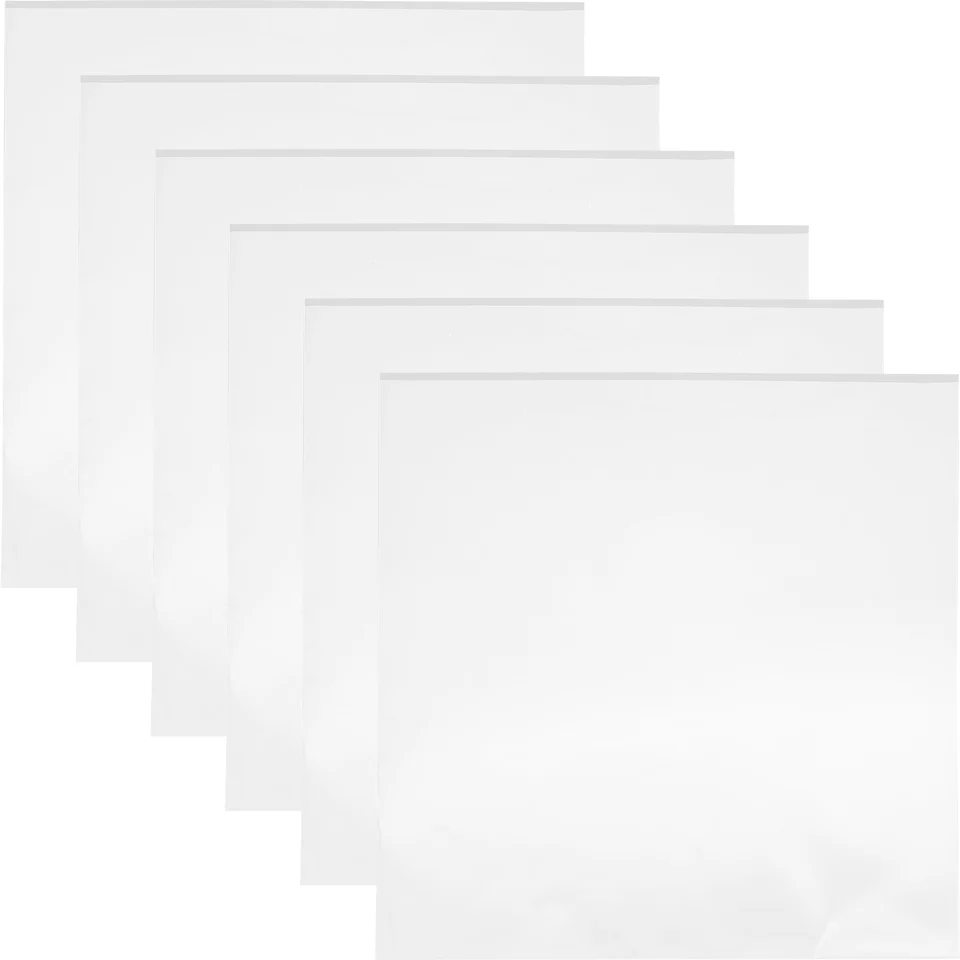 30ks Vonkajšie vinylové nahrávacie rukávy pokrývajú lepenú plastovú ochranu proti záznamu Vinyl Record Outer Sleeves Covers