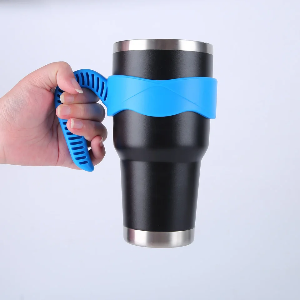 30OZ dvojvrstvová jednovrstvová vodná rukavica na rukoväť automobilu Icyba Cup Držiteľ anti-sklz a protihlaničný plastový držiak na pohár