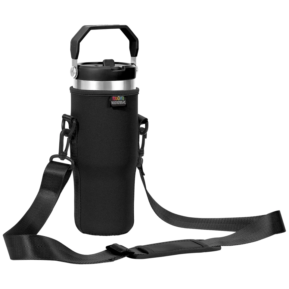 30oz neoprénová fľaša na fľašu s fľašou pre fľašu pre stanley Flip Straw Tumbler, držiak vrecka s nastaviteľným ramenným popruhom na turistiku