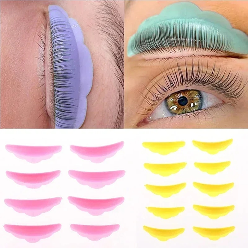 30pcs opakovane použiteľná súprava na zdvíhacie mihové miše na spínač silikónovej laminácie podložky Perm prúty 3D mihalnice predlžovacie natáčkové podložky Makeup Tool