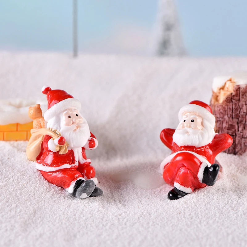 30styles vianočné živice los elk santa claus ornaments Veselé vianočné dekorácie pre domáce figúrky miniatúry Nový rok