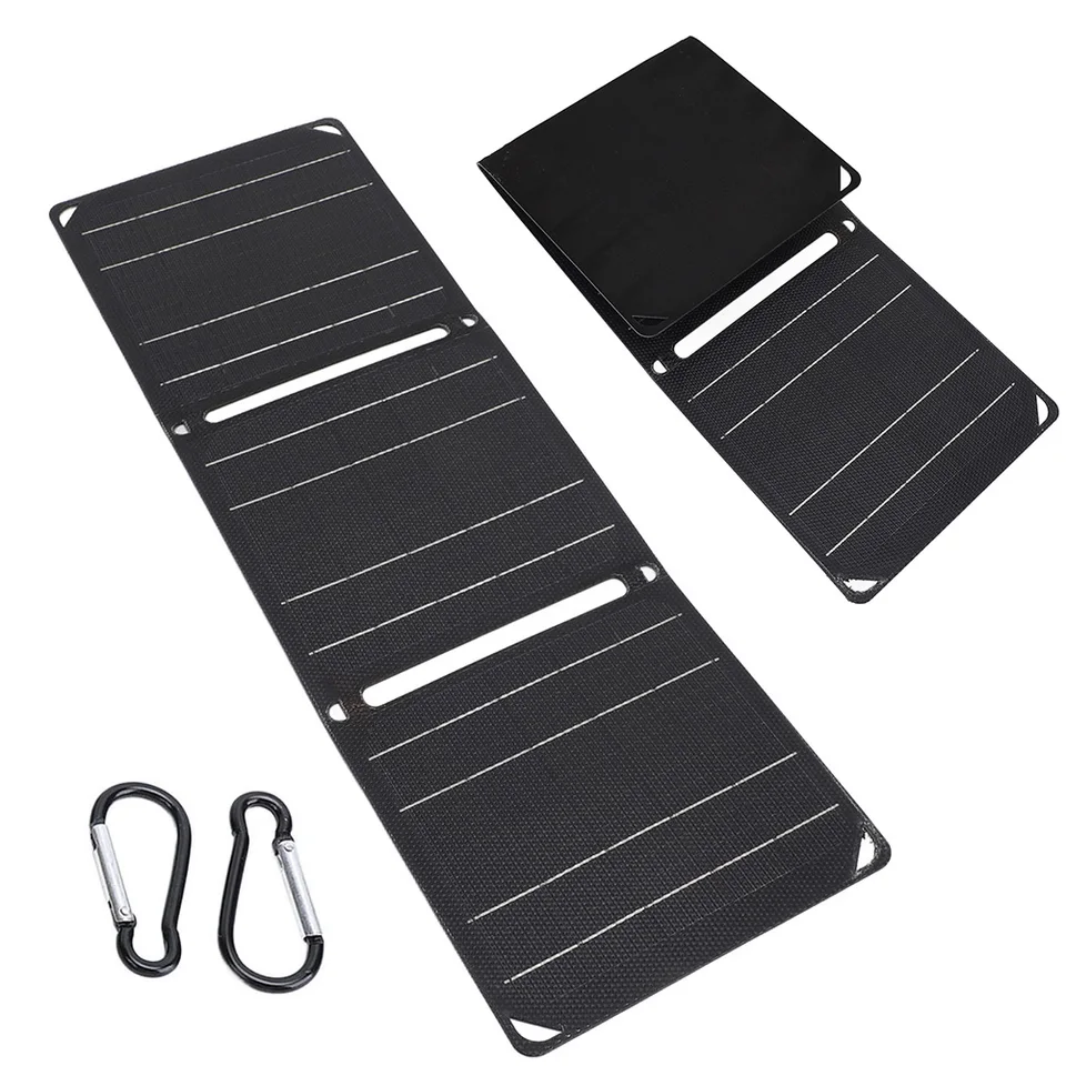 30W/40W 5V Prenosná nabíjačka s batériou PD 20W QC 3.0 5V 9V 12V Flownable Solar Panel pre mobilné telefónne banky baterky