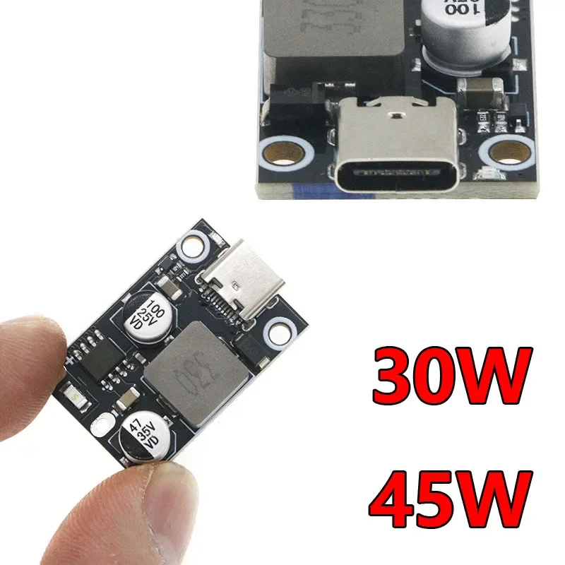 30W /45W Type-C USB QC3.0 QC2.0 DC-DC Buck Converter Nabíjanie Krok nadol