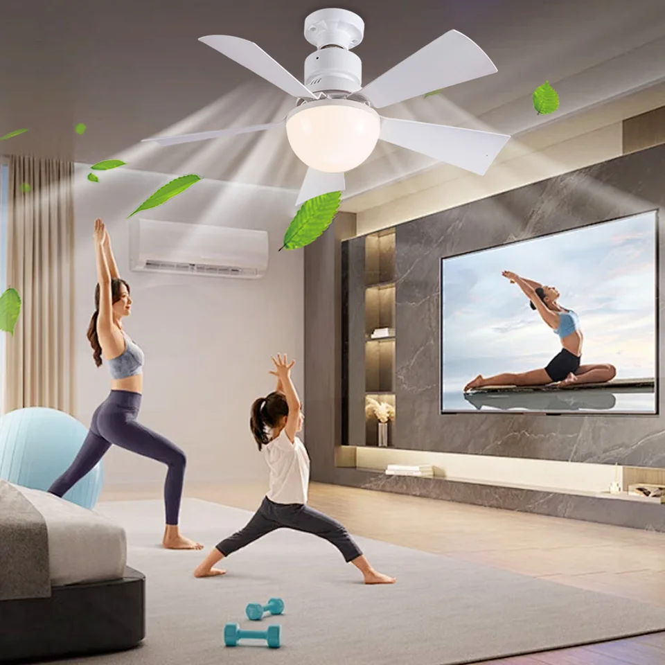 30W LED svetlo stropný ventilátor s diaľkovým ovládacím stropom ventilátory LAMP 3 Rýchlosti nastaviteľné moderný stropný ventilátor pre domácu spálňu