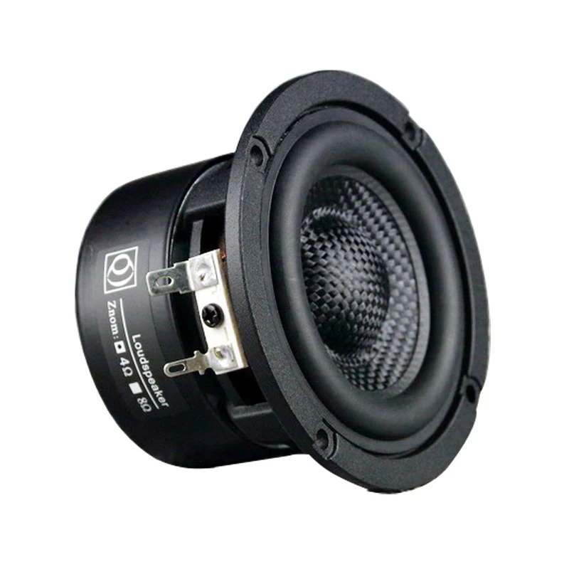30W Mid Stredný reproduktor 3 palce 4ohm stredného basového basového basového basového basového reproduktora Stručný subwoofer Loudoofer Loudspeaker pre DIY reproduktor