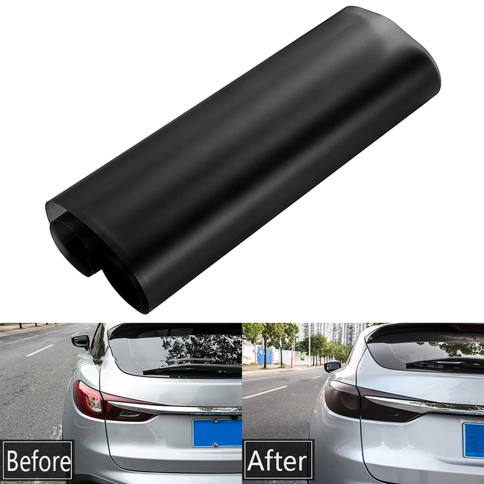 30x100 cm matt čierne auto svetlo svetlometu zadné svetlo Tint vinylové písanie filmu