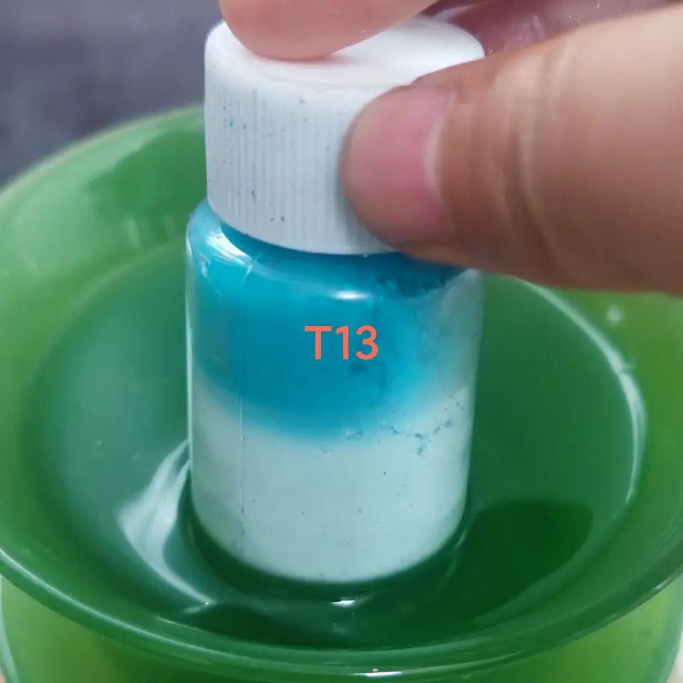 31 stupňov Termochromický pigment Zmena pigmentu WELT CISILTY Pigment Farba meniaceho sa prášku T13