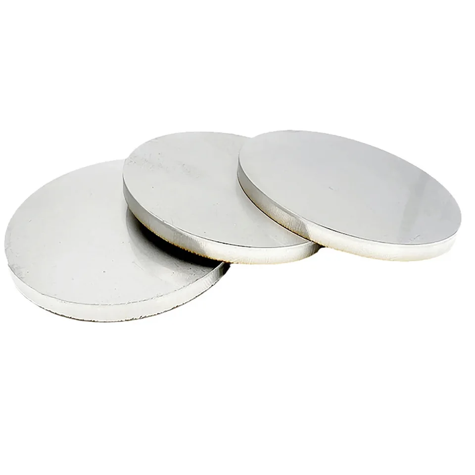 316 Nerezová oceľ okrúhla doska Kruhový list 316 l Dish Round Disk Hrúbka 2/3/4/5/6 mm priemer 50 mm - 350 mm