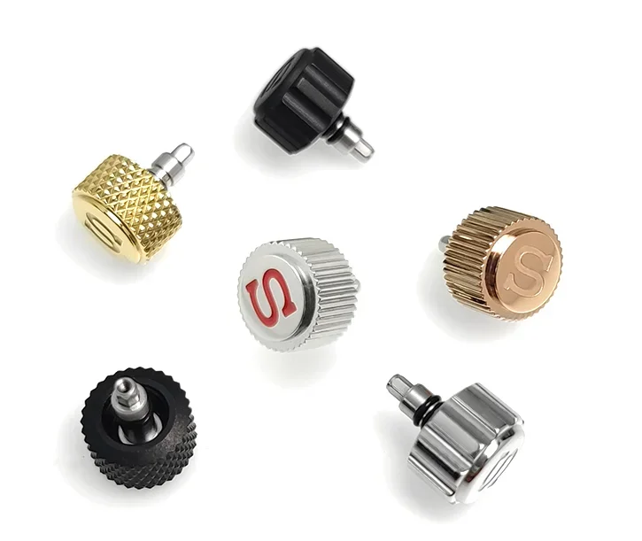 316L z nehrdzavejúcej ocele Waterproof Watch Crown a STEM Set na výmenu SRPD SKX007