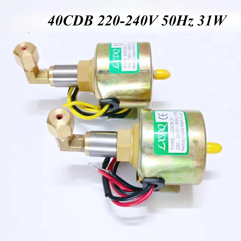 31W 40DCB 110V 220V 240V 50Hz Vodný olej Olej Power čerpadlo pre bublinový stroj Snehový stroj Dymové stroj olejové čerpadlo Príslušenstvo